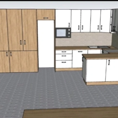 Kiváló minőségű konyhabútor tervrajz és látványter